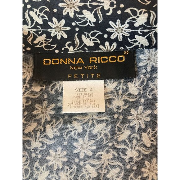Donna Ricco-2 piece set- Women's-Size 4 - Picture 3 of 3
